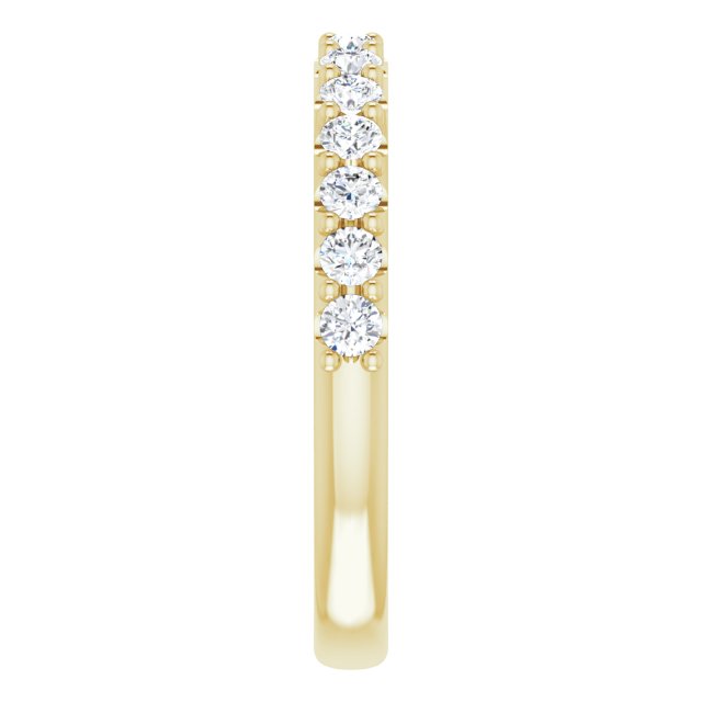 14K Yellow 3/8 CTW Diamond Band