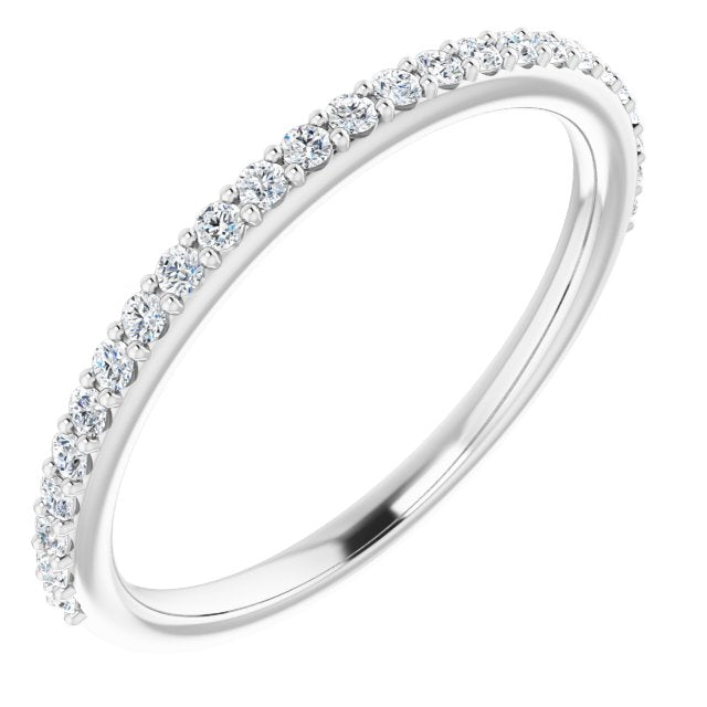 14K 1/5 CTW Natural Diamond Band for Round Ring