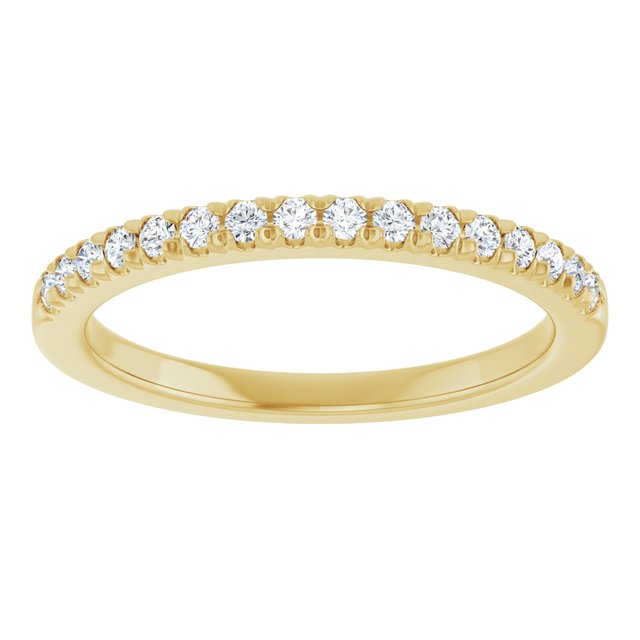 14K Yellow 1/5 CTW Lab-Grown Diamond Band