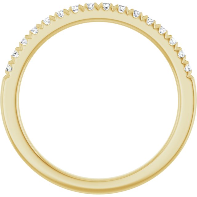 14K Yellow 1/5 CTW Lab-Grown Diamond Band