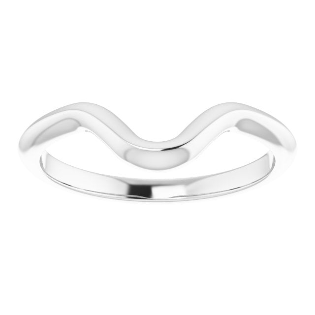 Sterling Silver Band for Oval Ring