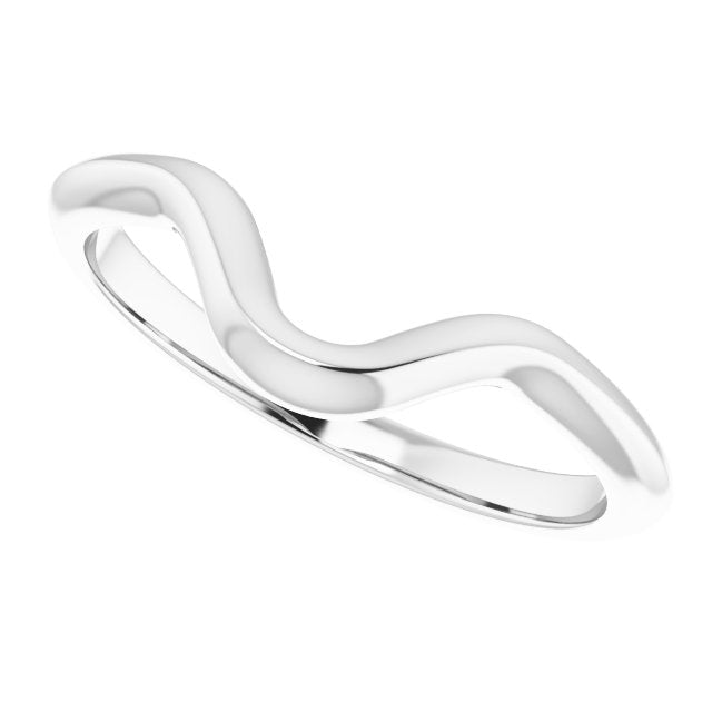 Sterling Silver Band for Oval Ring