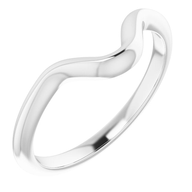 Sterling Silver Band for Oval Ring