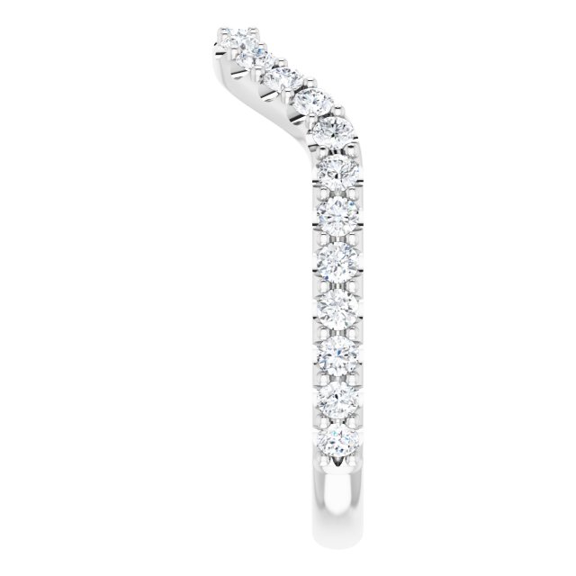 14K 1/2 CTW Diamond Band for Round Ring