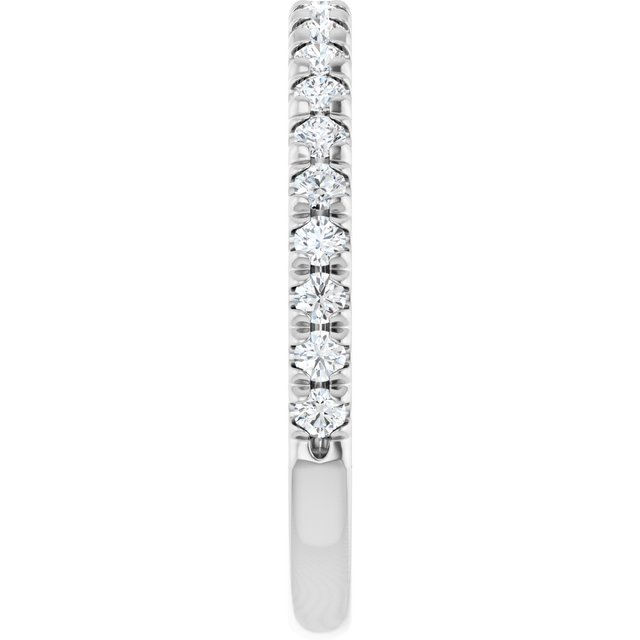 Platinum 1/3 CTW Diamond French-Set Matching Band