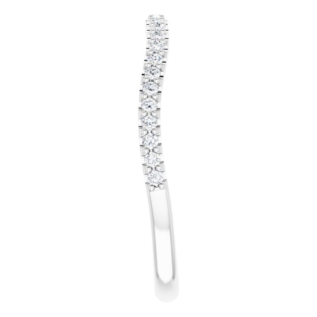Platinum 1/5 CTW Natural Diamond Matching Band