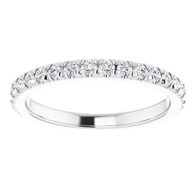 3/8 CTW Natural Diamond Band for Round Ring