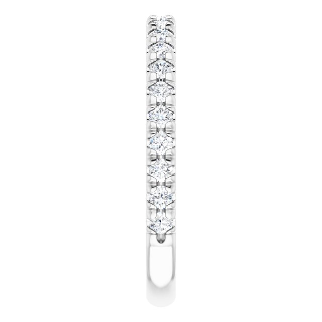 3/8 CTW Natural Diamond Band for Round Ring