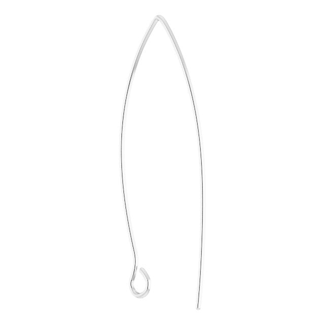 10K Long French Wire Earring Top