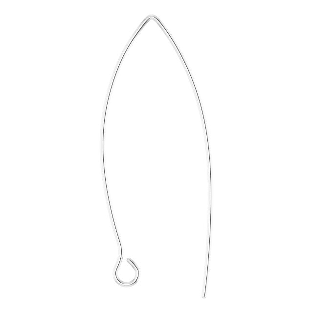 10K Long French Wire Earring Top
