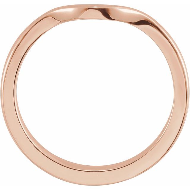 14K Rose Matching Band