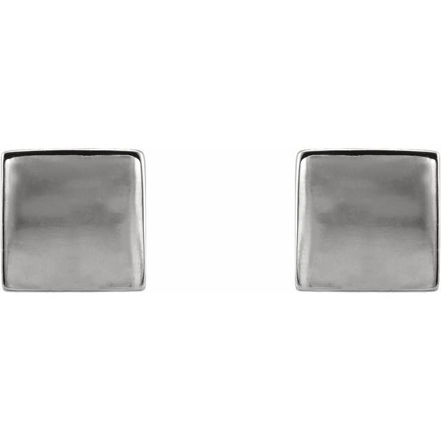 14K Cube Earrings