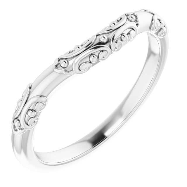 14K X1 Band for Oval Ring