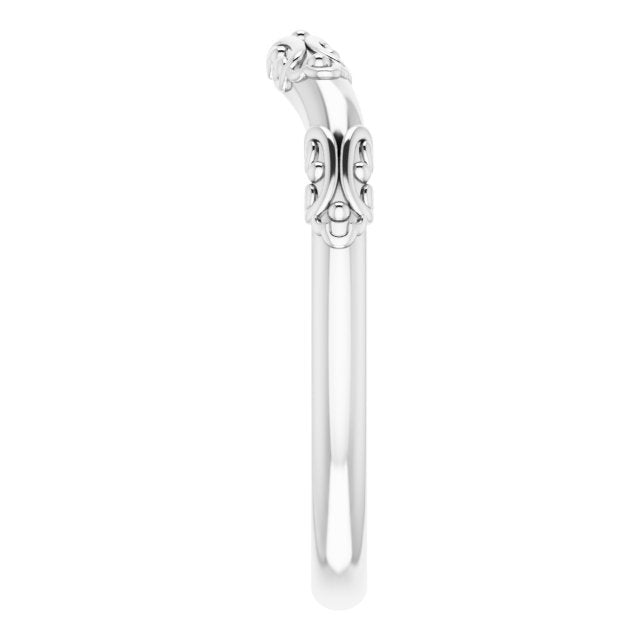14K X1 Band for Oval Ring