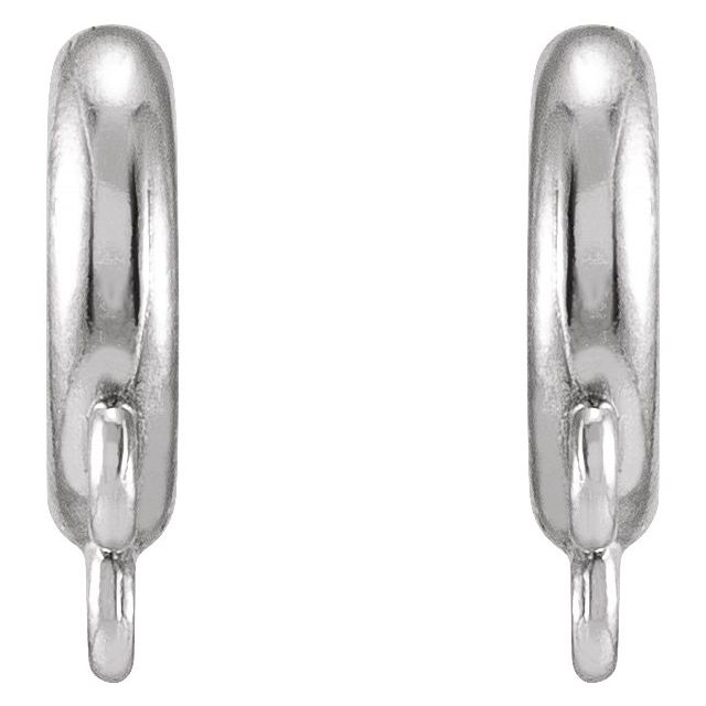 Sterling Silver Fringe Hoop Earring Top