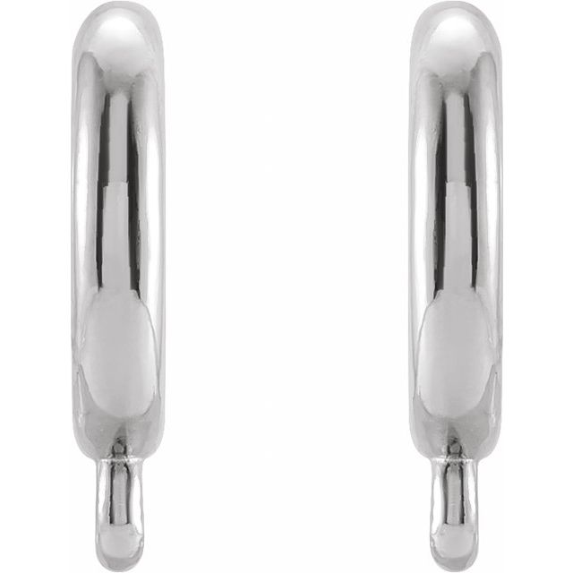 Sterling Silver Hoop Earring Top