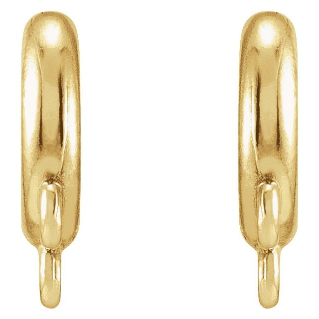 18K Fringe Hoop Earring Top