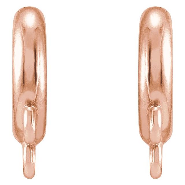 14K Fringe Hoop Earring Top