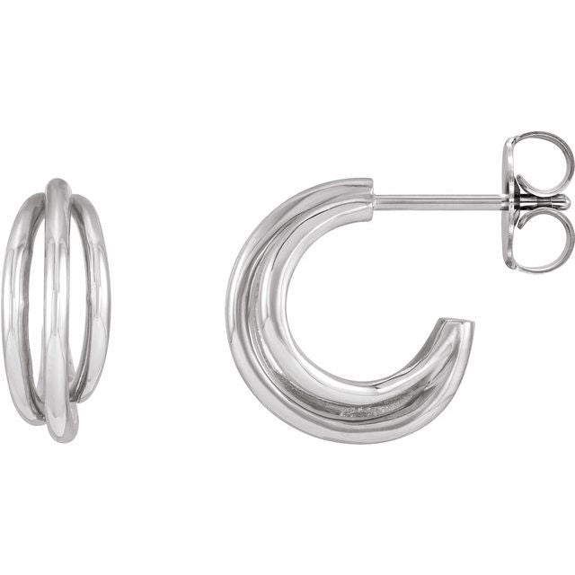 Sterling Silver Hoop Earrings