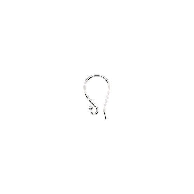 Sterling Silver French Wire Earring Top with Ball End