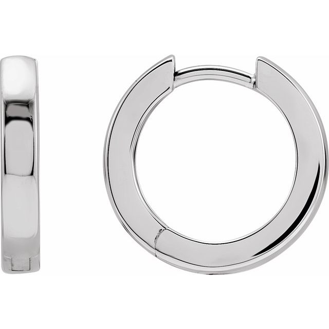 14K Hinged Hoop Earrings