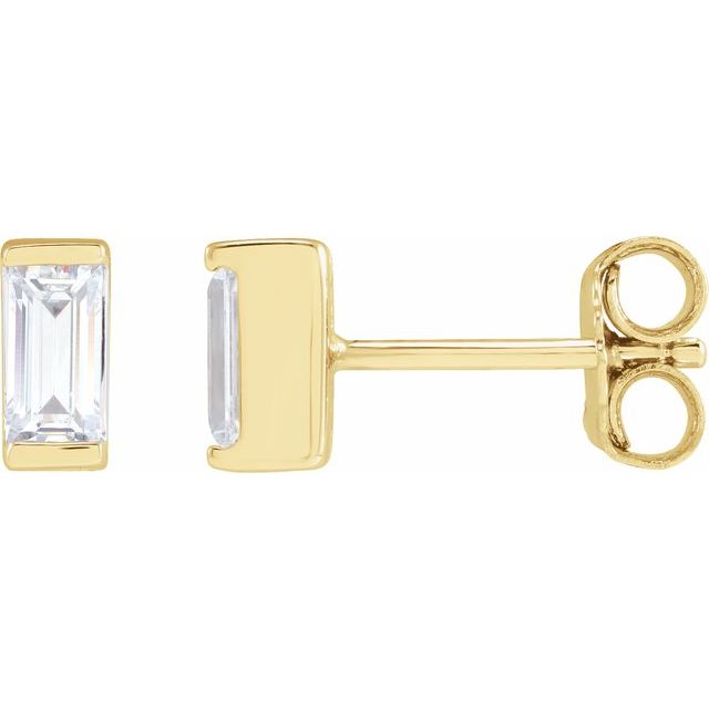 14K 3/8 CTW Lab-Grown Diamond Earrings