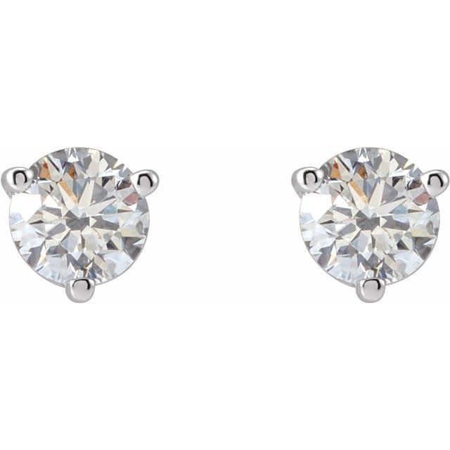 .03 CTW Natural Diamond Earrings