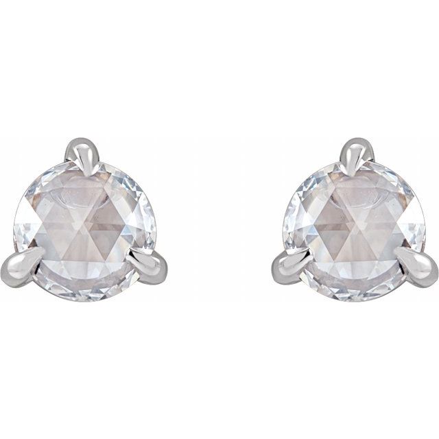 14K 1/4 CTW -Cut Natural Diamond Stud Earrings
