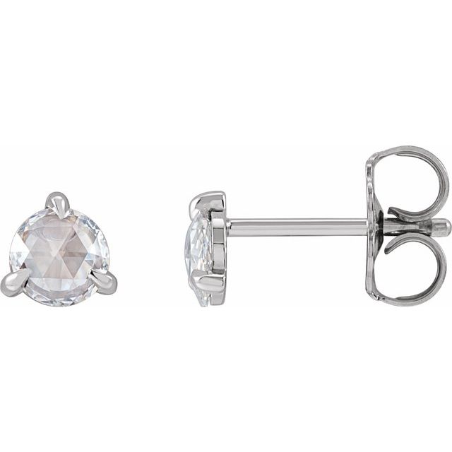 14K 1/4 CTW -Cut Natural Diamond Stud Earrings