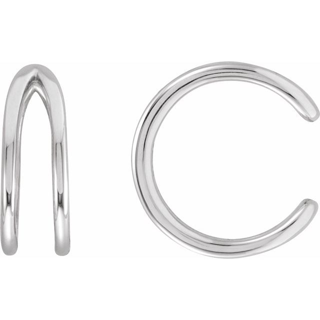 14K Negative Space Ear Cuff
