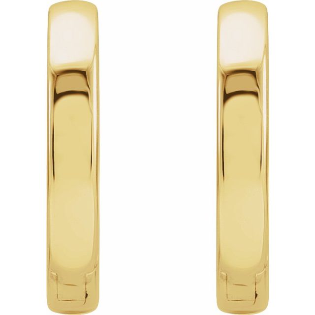 14K Hinged Hoop Earrings