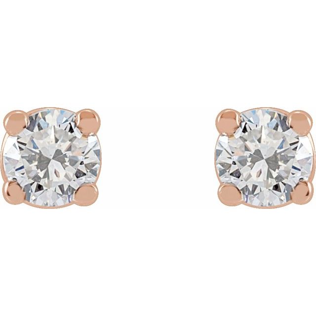 14K 1/3 CTW Lab-Grown Diamond Stud Earrings