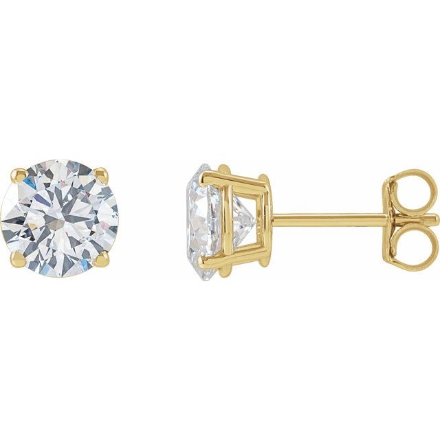 14K 2 CTW Lab-Grown Diamond Stud Earrings