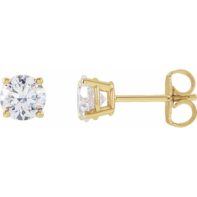 14K 1 1/4 CTW Lab-Grown Diamond Stud Earrings