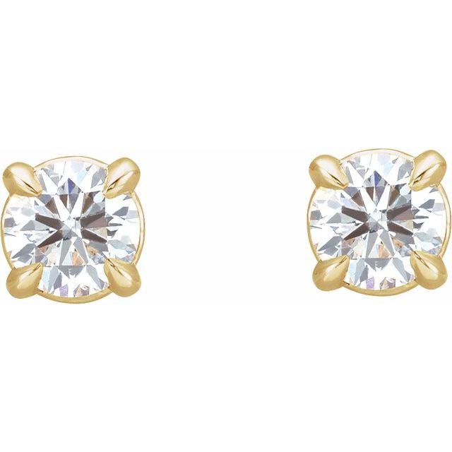 14K 1/3 CTW Natural Diamond Cocktail-Style Earrings