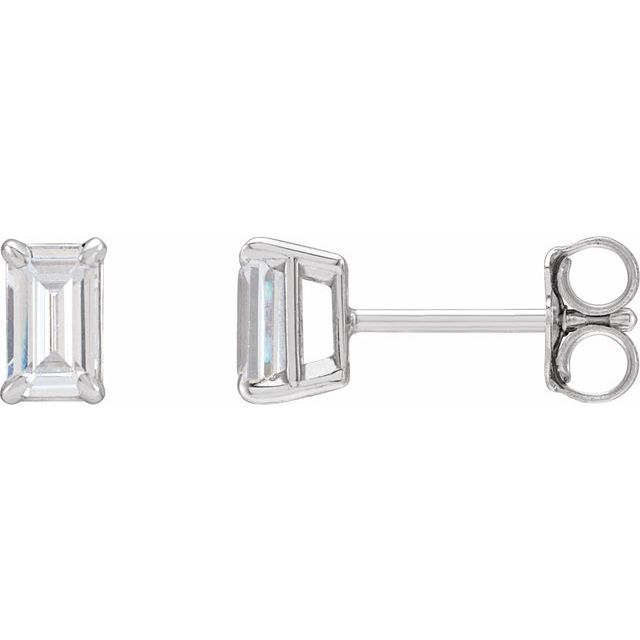 14K 1 1/2 CTW Lab-Grown Diamond Earrings