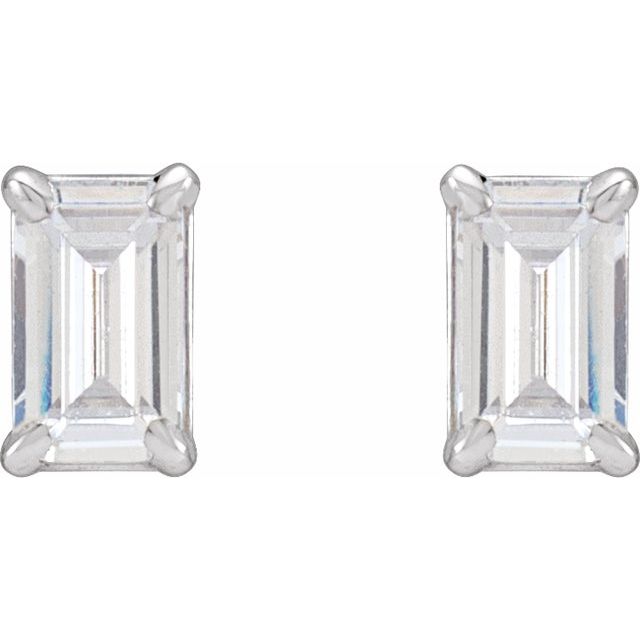 14K 1 1/2 CTW Lab-Grown Diamond Earrings