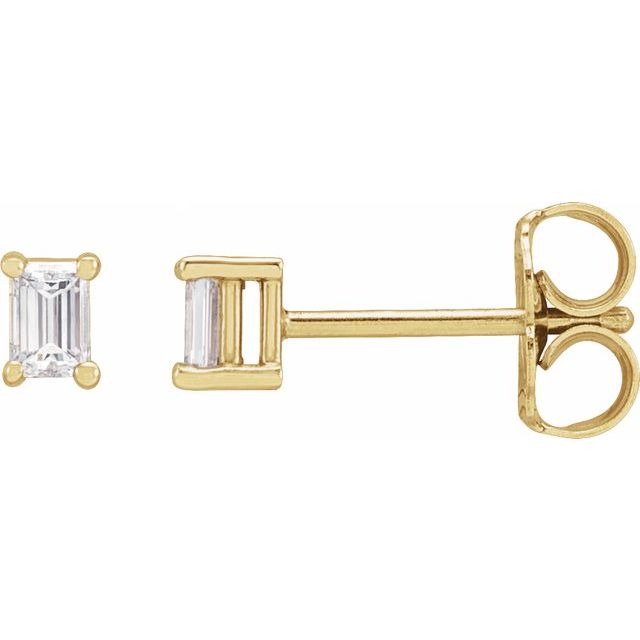 14K .07 CTW Lab-Grown Diamond Stud Earrings