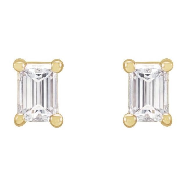 14K .07 CTW Lab-Grown Diamond Stud Earrings