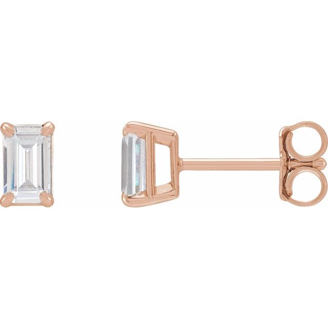 14K 3/4 CTW Lab-Grown Diamond Earrings