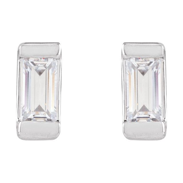 14K .08 CTW Lab-Grown Diamond Earrings