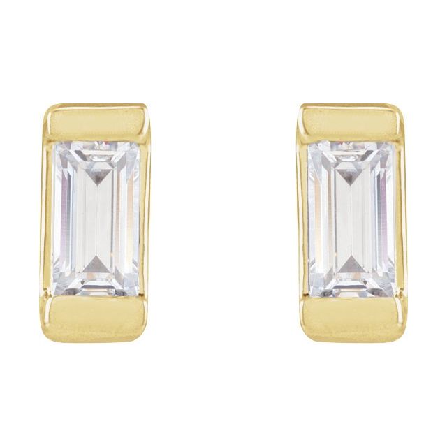 14K .08 CTW Lab-Grown Diamond Earrings