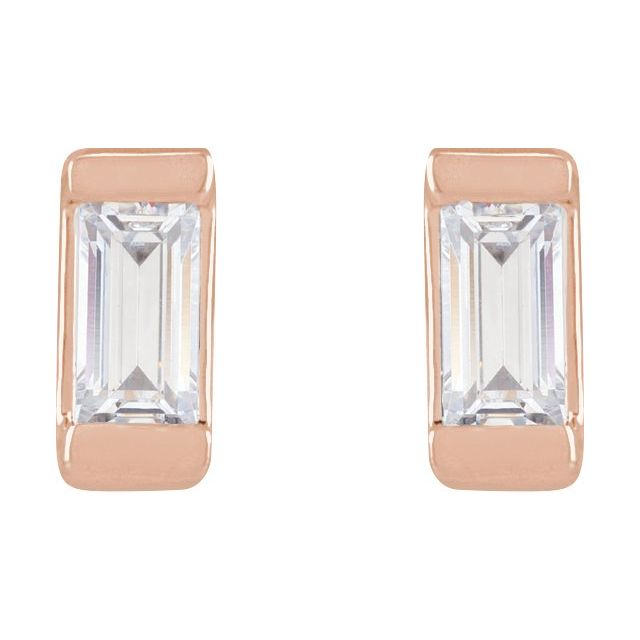 14K .08 CTW Lab-Grown Diamond Earrings