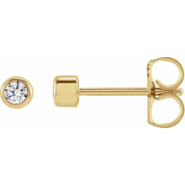 14K Round 1/6 CTW Lab-Grown Diamond Earrings
