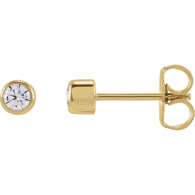 14K Round 1/5 CTW Lab-Grown Diamond Earrings