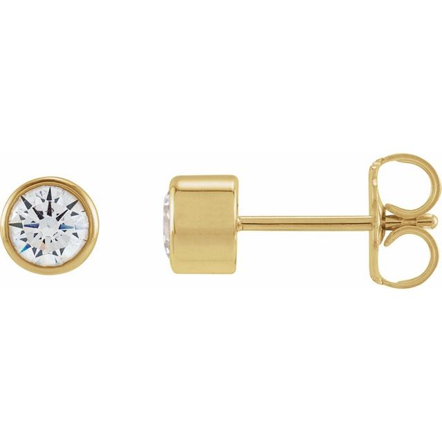14K Round 1/3 CTW Lab-Grown Diamond Earrings
