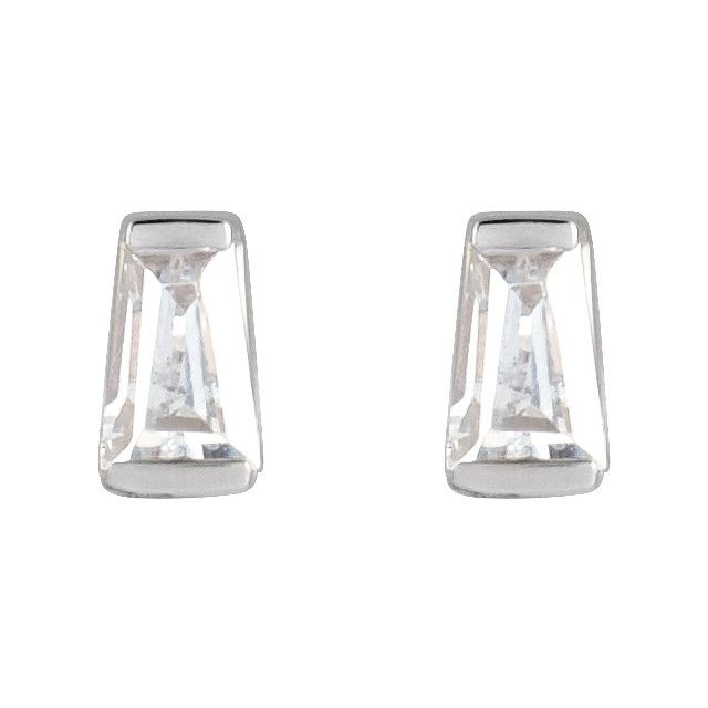 14K 1/8 CTW Lab-Grown Diamond Channel-Set Earrings