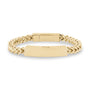 Franco Link Cremation Id Bracelet (6Mm) - Gold