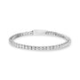 Tennis Bracelet Click-In Clasp (3Mm) - Silver & White