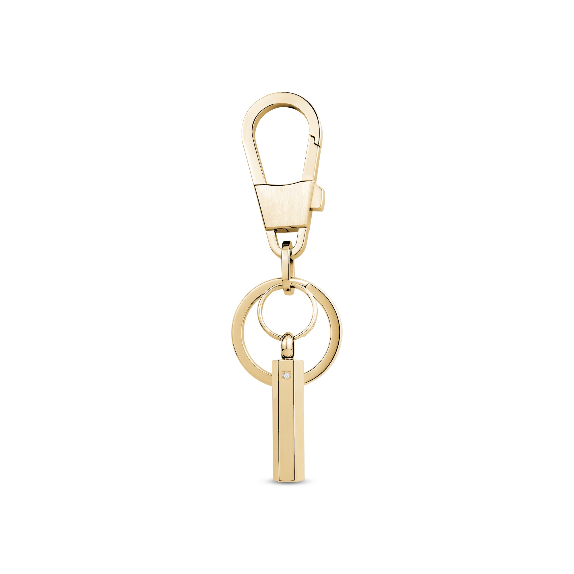Reversible Cremation Keychain - Gold